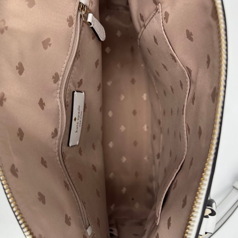 kate spade White Dome Payton Satchel | Leather, Convertible - Picture 6 of 11